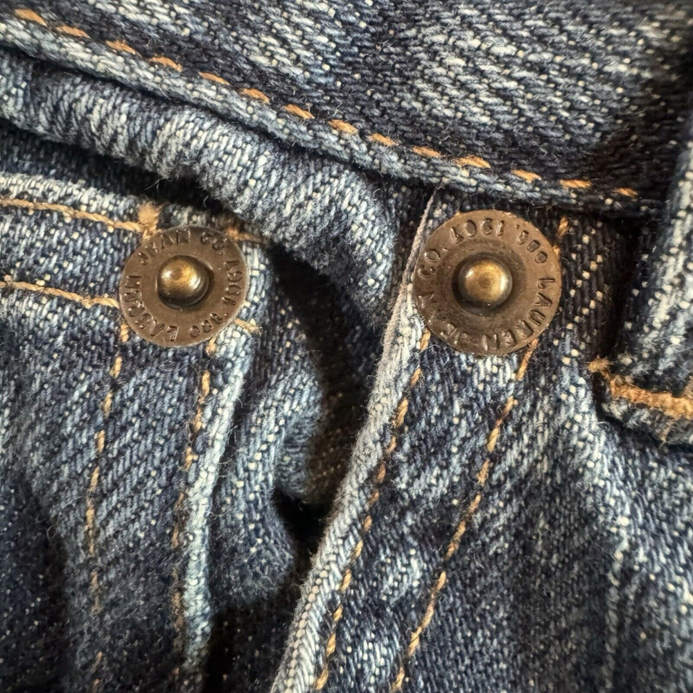 Vintage Lauren Jeans Ralph Lauren Bootcut Floral Print Cotton Dark Size:4 - Picture 10 of 13